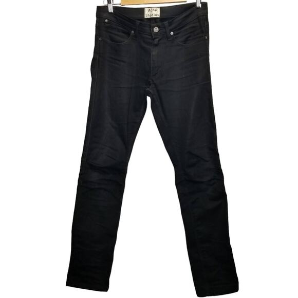 Acne Studios Jeans Mens 30/32 Max Cash Black - Picture 2 of 7